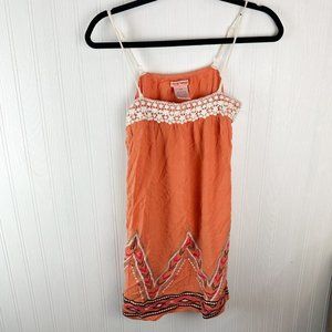 Flying Tomato Dress Orange boho hippie size small‎